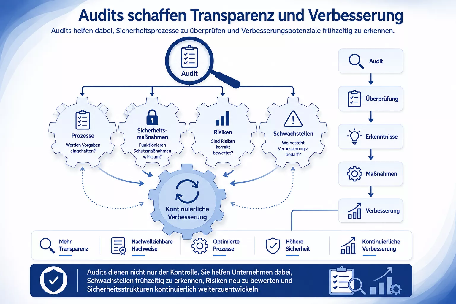 Darstellung eines ISO/IEC27001 Audits